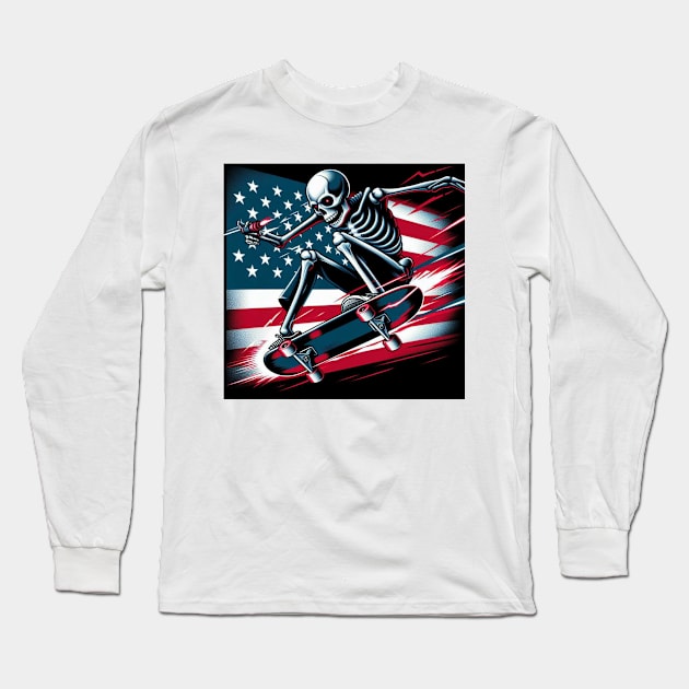 Doom Bones Collection 1# Long Sleeve T-Shirt by The Doom Guy